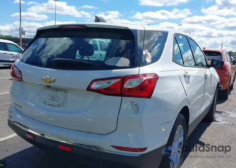 2018 Chevrolet Equinox Ls из США, поврежденный, VIN 3GNAXHEV0JL300782